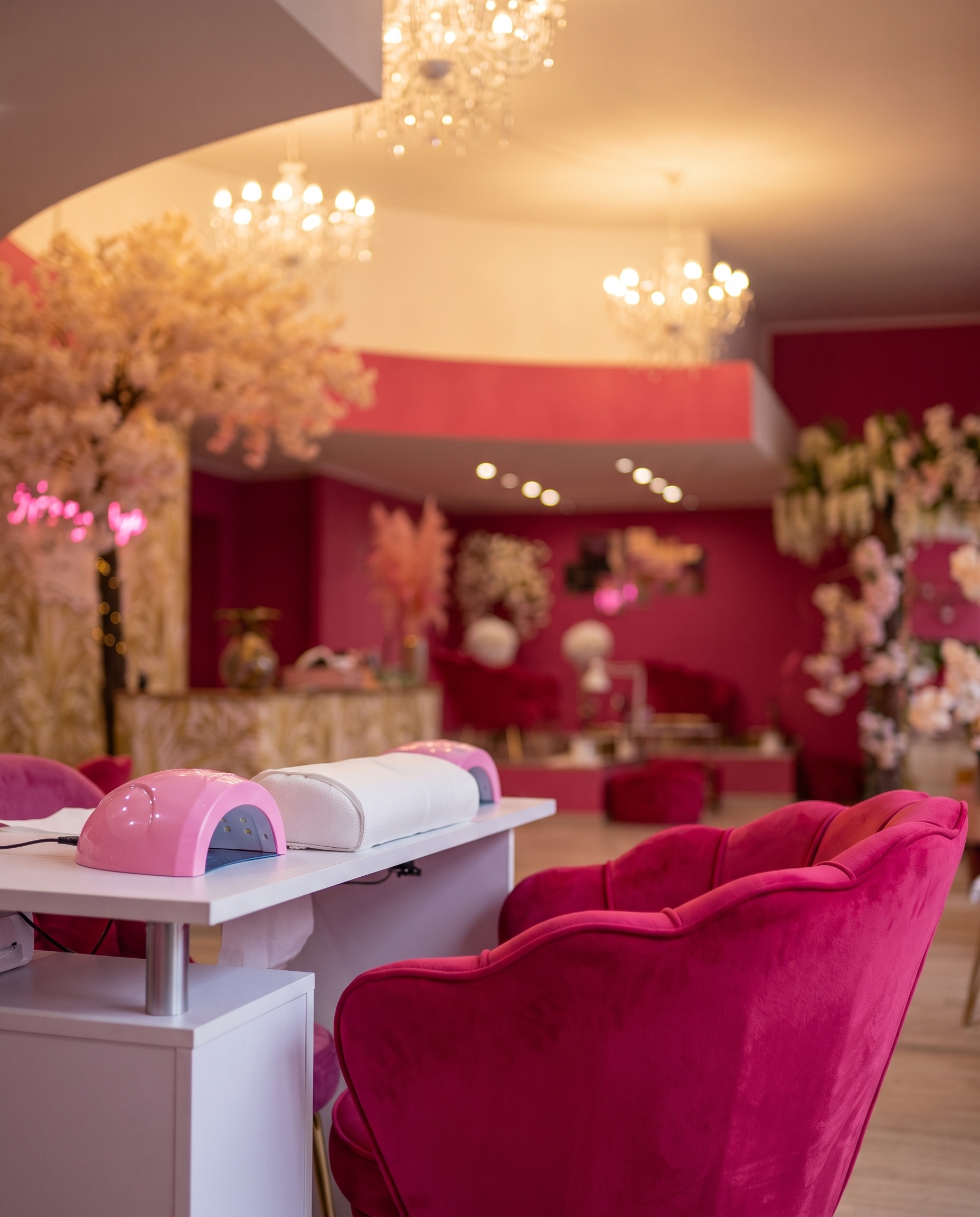 Postazione manicure da Mary Nails (immagine illustrativa)